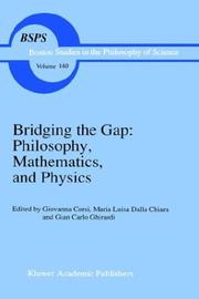 Cover of Bridging the gap by Giovanna Corsi