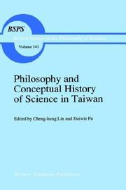 Front cover of Philosophy and conceptual history of science in Taiwan by Zhenghong Lin