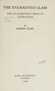 Front cover of The Enchanted Glass by Hardin Craig