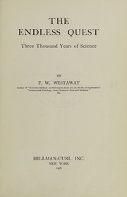 Front cover of The endless quest by F. W. Westaway