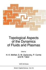 Cover of Topological aspects of the dynamics of fluids and plasmas by H. K. Moffatt