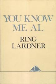 Cover of You know me Al by Ring Lardner