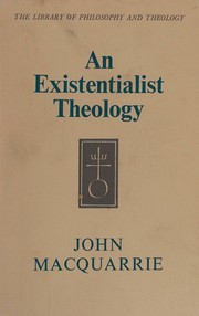 Front cover of An existentialist theology by John Macquarrie