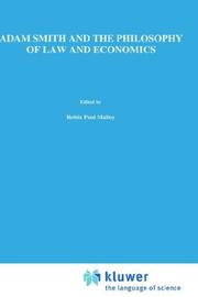 Cover of Adam Smith and the philosophy of law and economics by Robin Paul Malloy