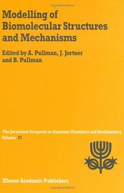 Front cover of Modelling of biomolecular structures and mechanisms by Jerusalem Symposium on Quantum Chemistry and Biochemistry (27th 1994 Jerusalem, Israel)