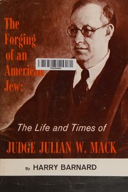 Front cover of The forging of an American Jew by Harry Barnard