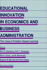 Cover of Educational innovation in economics and business administration by Wim H. Gijselaers
