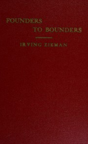 Cover of Founders to bounders by Irving Zieman
