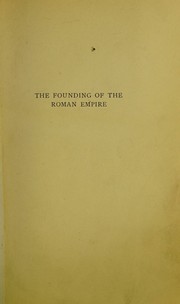 Cover of The founding of the Roman Empire by Frank Burr Marsh