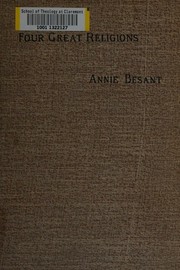 Cover of Four great religions by Annie Wood Besant