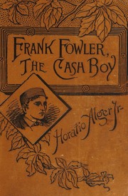 Cover of Frank Fowler, the cash boy by Horatio Alger, Jr.