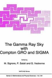 Front cover of The gamma ray sky with Compton GRO and SIGMA by G. Vedrenne