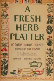 Cover of A fresh herb platter by Dorothy Childs Hogner
