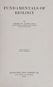 Cover of Fundamentals of biology by Arthur W. Haupt