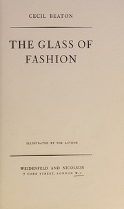 Front cover of The glass of fashion by Cecil Beaton