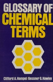 Front cover of Glossary of chemical terms by Clifford Allen Hampel