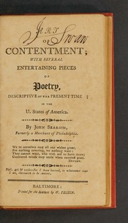 Front cover of Art of contentment by John Searson
