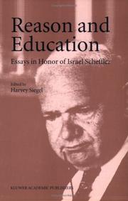 Front cover of Reason and Education by H. Siegel