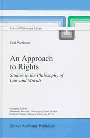 Front cover of An approach to rights by Carl Wellman