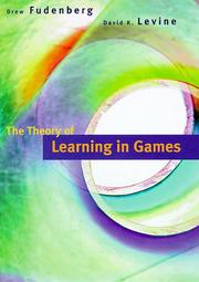 Front cover of The theory of learning in games by Drew Fudenberg