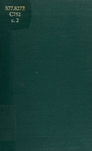 Front cover of A History of Educational Legislation and Administration in the Archdiocese of Cincinnati by Connaughton, Edward A. priest of the Archdiocese of Cincinnati