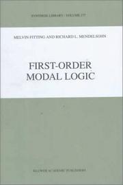 Cover of First-order modal logic by Melvin Fitting