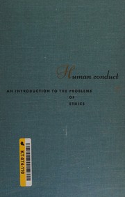 Front cover of Human conduct by John Hospers