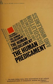 Cover of The human predicament by George W. Morgan