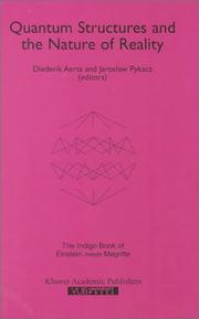 Front cover of Quantum structures and the nature of reality by Diederik Aerts