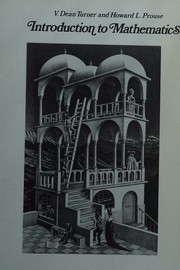 Cover of Introduction to mathematics by V. Dean Turner
