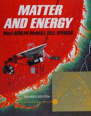 Cover of Matter and energy by James H. MacLachlan