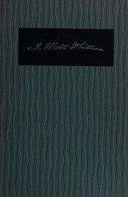 Cover of I, Walt Whitman by Randolph G. Goodman