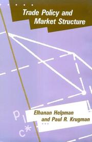 Front cover of Trade policy and market structure by Elhanan Helpman