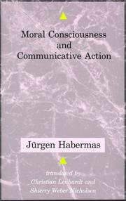 Front cover of Moralbewusstsein und kommunikatives Handeln by Jürgen Habermas
