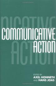 Cover of Communicative action by Axel Honneth