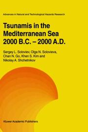 Front cover of Tsunamis in the Mediterranean Sea, 2000 B.C.-2000 A.D. by Sergeĭ Leonidovich Solovʹev