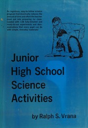 Cover of Junior high school science activities by Ralph S. Vrana