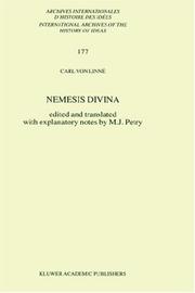 Cover of Nemesis divina by Carl Linnaeus
