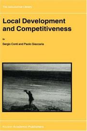 Cover of Local development and competitiveness by Sergio Conti