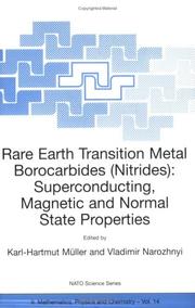 Front cover of Rare Earth Transition Metal Borocarbides (Nitrides): Superconducting, Magnetic and Normal State Properties by Karl-Hartmut Müller