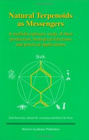 Cover of Natural terpenoids as messengers by P. Harrewijn