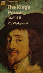 Cover of The King's peace, 1637-1641 by Veronica Wedgwood