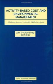 Cover of Activity-based cost and environmental management by Jan Emblemsvåg