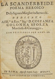 Cover of La Scanderbeide by Margherita Sarrocchi