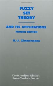 Front cover of Fuzzy set theory--and its applications by H.-J Zimmermann