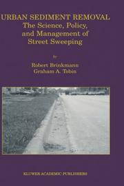 Cover of Urban sediment removal by Robert Brinkman