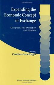 Cover of Expanding the Economic Concept of Exchange by Caroline Gerschlager