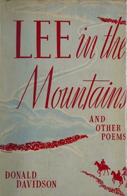 Front cover of Lee in the mountains by Donald Grady Davidson