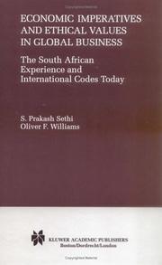 Cover of Economic imperatives and ethical values in global business by S. Prakash Sethi