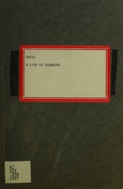 Cover of A life of learning by Natalie Zemon Davis